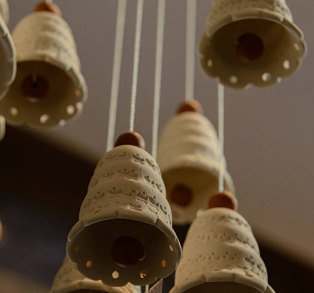 istock Clay bells folk art and craft 511801090