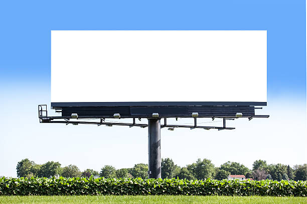 cartelera en blanco - billboard fotografías e imágenes de stock