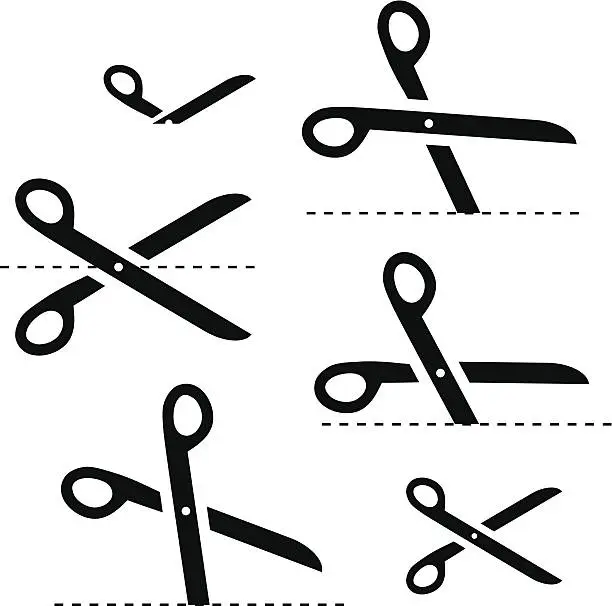 Vector illustration of Scissors