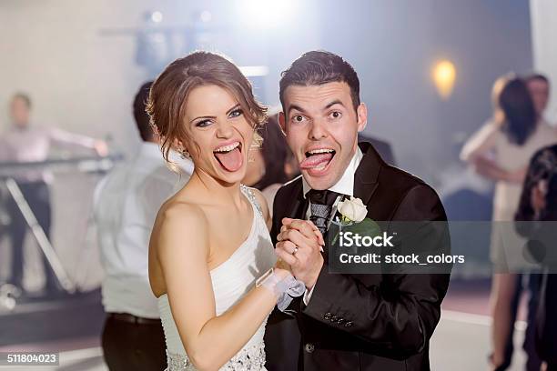 Funny Moments At Our Wedding Stock Photo - Download Image Now - Bride,  Groom - Human Role, Making A Face - iStock