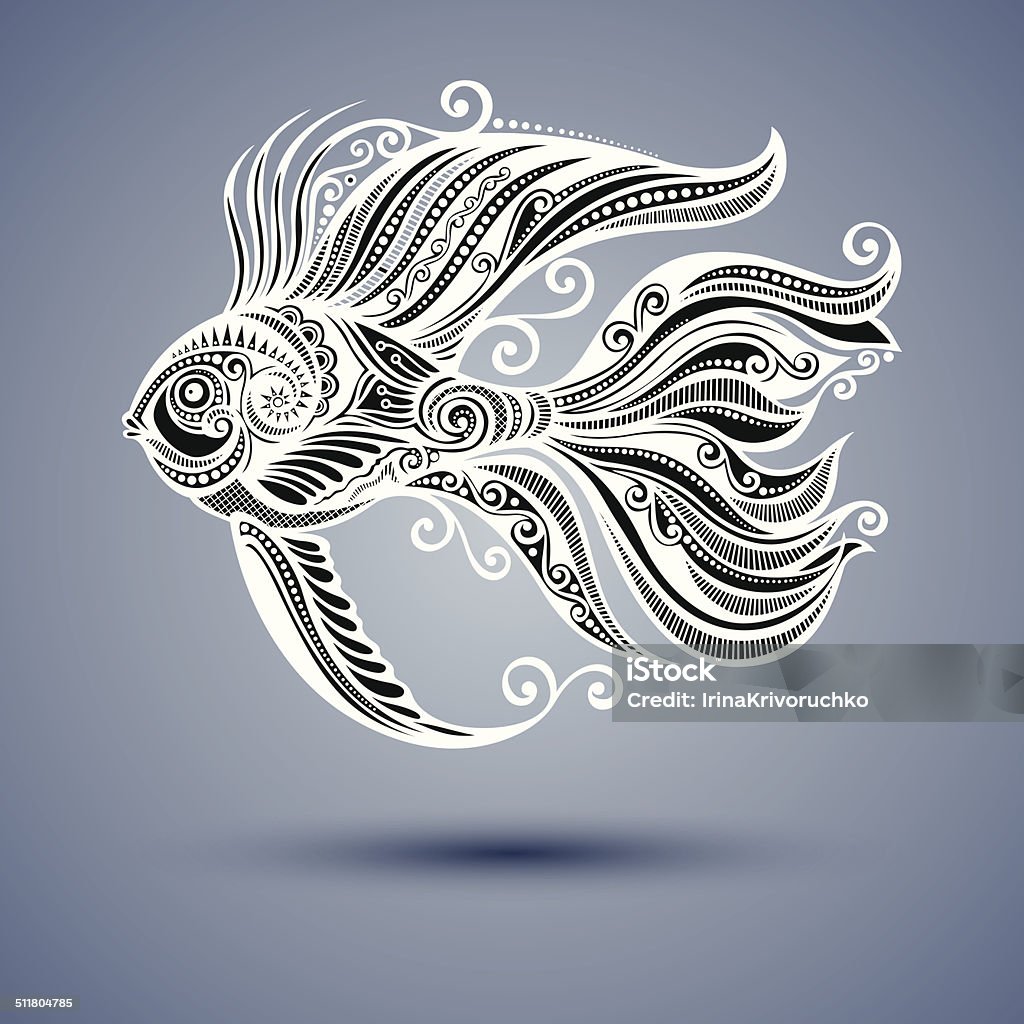 Fish Vector Abstract Vector Abstract Sea Fish Stock Illustration - Download Image Now ...