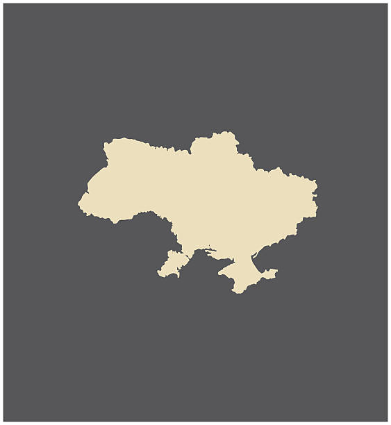 illustrations, cliparts, dessins animés et icônes de ukraine carte de vecteur esquisse - donetsk oblast