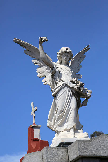 istock Angel statue at Recoleta cemetery, Buenos Aires 511806050