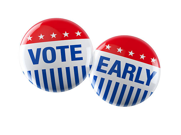 istock Vote Early Badge For Elections In USA 511807670