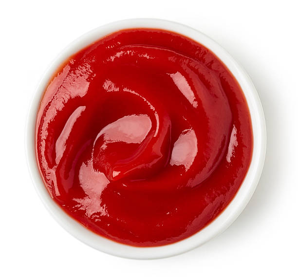 istock Ketchup or tomato sauce on white background 511807870