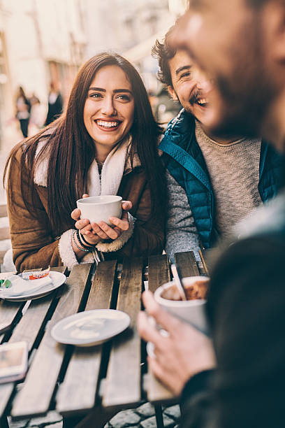 istock Group of friends talking and laughing 511809012