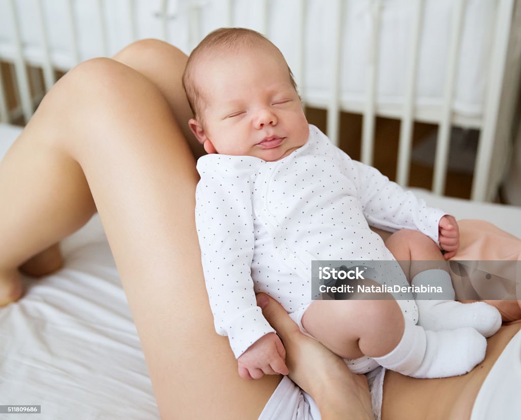 Neugeborene Schlafen Kind - Lizenzfrei 0-11 Monate Stock-Foto