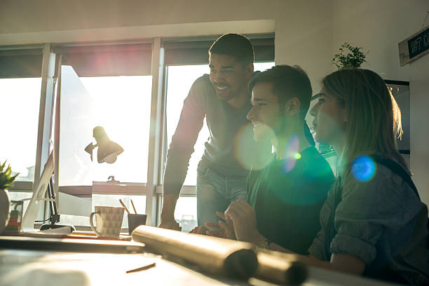 istock Positive coworkers 511811608