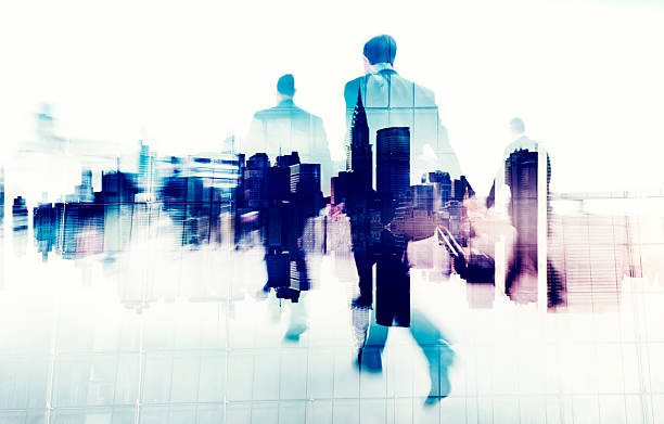 istock Business People Walking on a City Scape 511845349