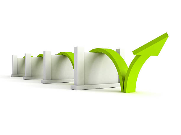 istock green success arrow overcome barriers 511849299