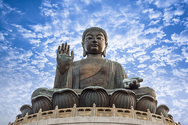 tian tan buddha - hong kong culture fotografías e imágenes de stock