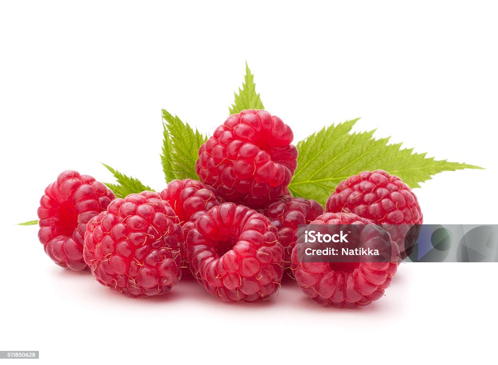 Sweet raspberry isolated on white background cutout Cut Out Stock Photo