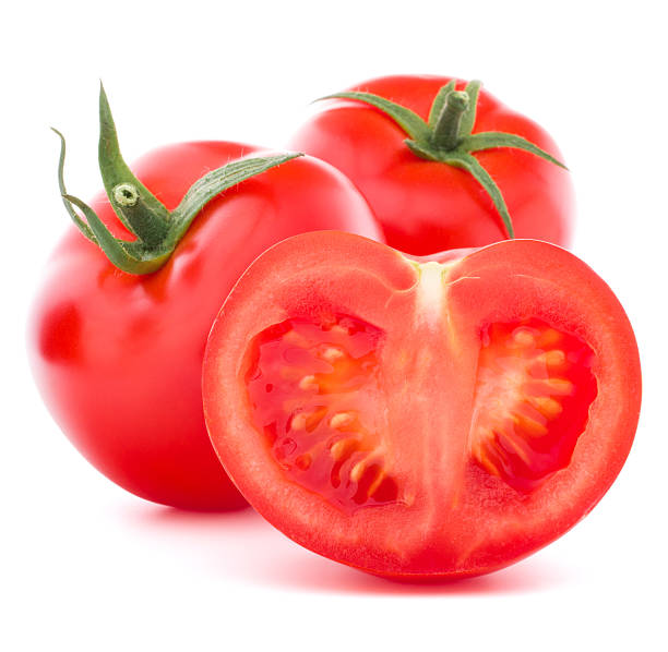 istock Tomato vegetable isolated on white background cutout 511850828