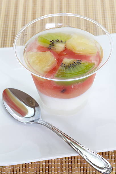 istock tofu jelly pudding fruit salad , fusion dessert 511851079