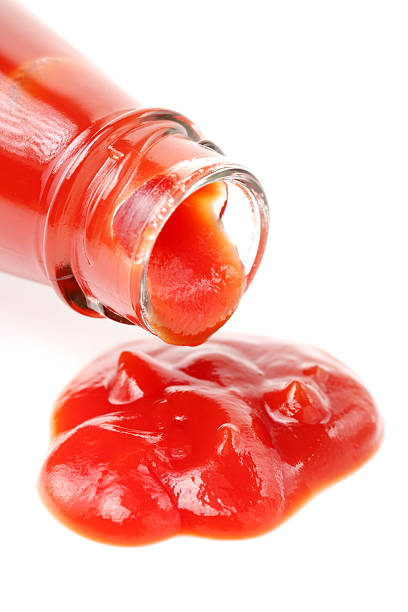 istock red bottle of Tomato Ketchup 511851438