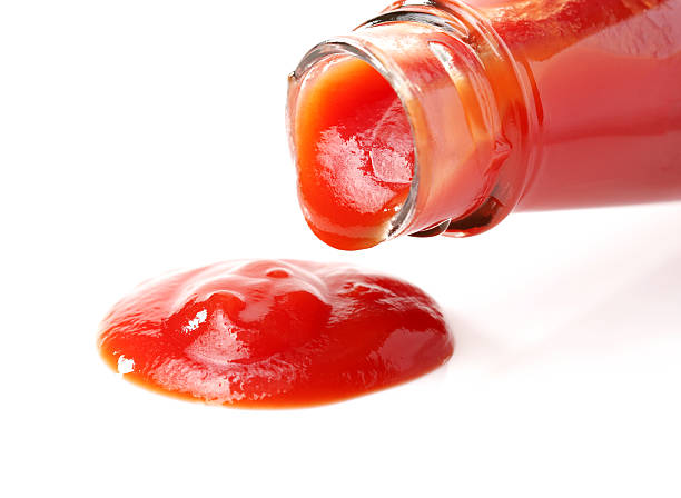 istock red bottle of Tomato Ketchup 511851442