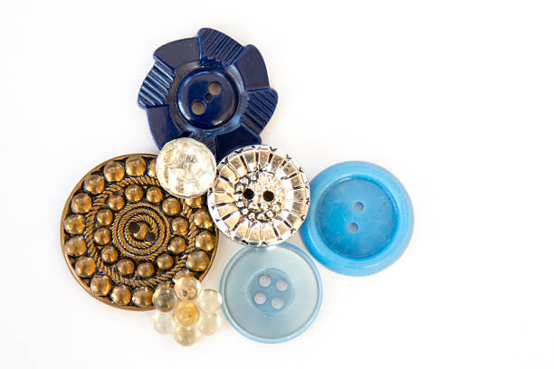 istock Vintage plastic, metal and glass buttons 511852280