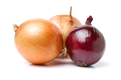  different types of carefully selected onions on a white background. It was tough to isolate properly while maintaining the natural shadow and nice organic colours.