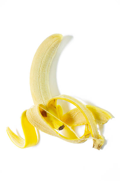istock Healthy banana isolated on white background 511856178