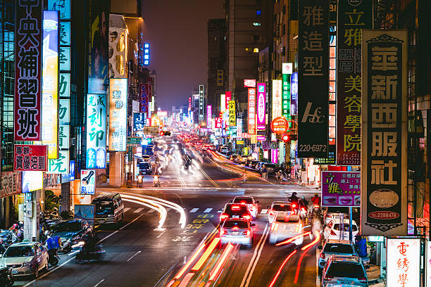 Traffic in Tainan, Taiwan