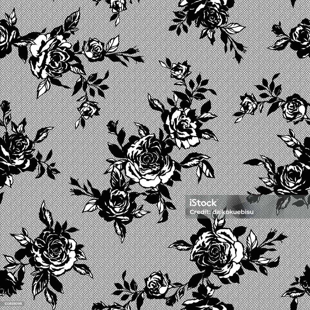 Rose Pattern Sample Rose Pattern Stock Illustration - Download Image Now - Abstract, Art ...