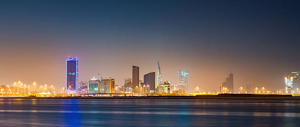 istock Bahrain Manama Skyline Panorama at Night 511859470