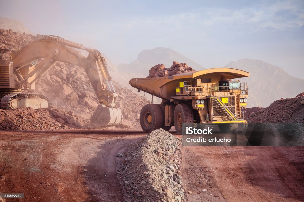 Bergbau - Lizenzfrei Kupfermine Stock-Foto