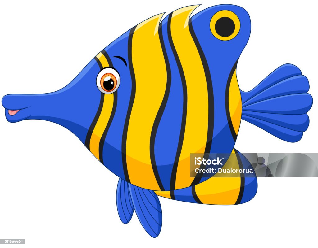 Little Fish Cartoon Stock Illustration - Download Image Now - Animal,  Animal Fin, Aquatic Organism - iStock