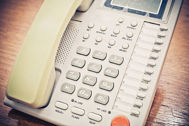 istock close up telephone ,vintage color filter 511864524