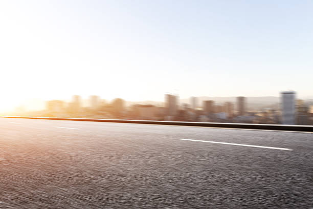 istock empty road with cityscape San Francisco background 511865920