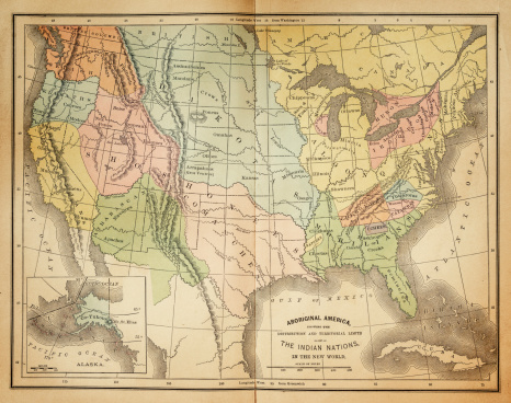 Map of United States - Aboriginal territories