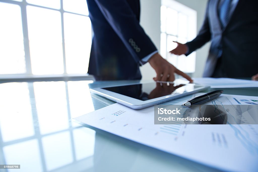 Finanzielle Analyse - Lizenzfrei Finanzbericht Stock-Foto