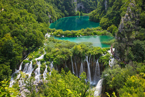 Plitvice lakes Plitvice lakes national park, Croatia plitvice lakes national park stock pictures, royalty-free photos & images