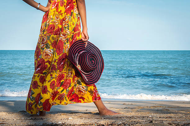 beauty women at the beach