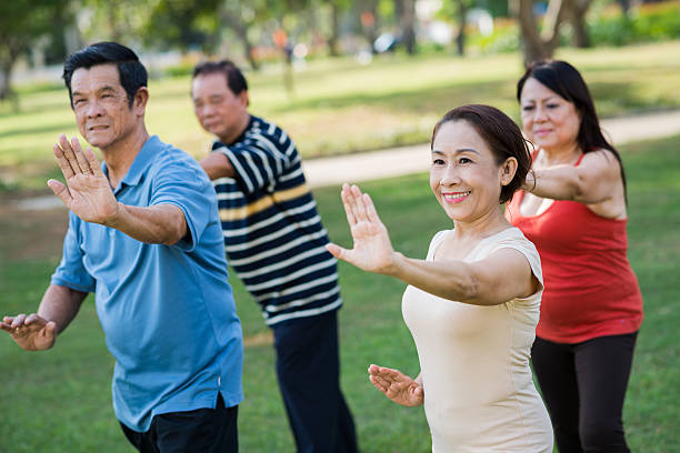 istock Exercising Vietnamese seniors 511874146