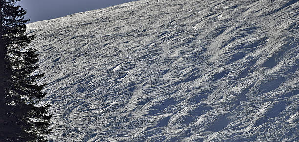 Ski Area Hornspitz - Dachstein West - Upper Austria Dachstein, the highest mountain in Upper Austria, seen from Gosau, the largest ski resort in Upper Austria with a view to Dachstein glacier. dachstein west photos stock pictures, royalty-free photos & images