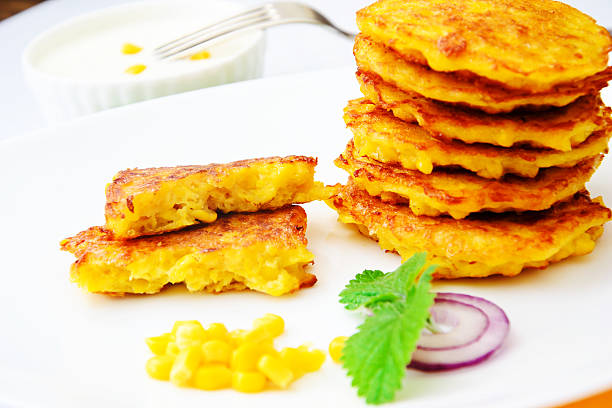 istock Healthy and Diet Food: Corn Fritters 511876636