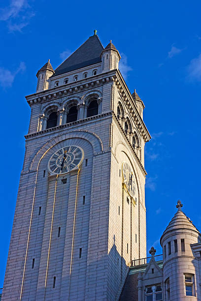 istock Close-up of the Old Post office Clock Tower 511883565