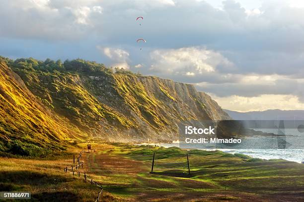 Azkorri Beach In Getxo Stock Photo - Download Image Now - Bay Of Biscay, Bay of Water, Beach