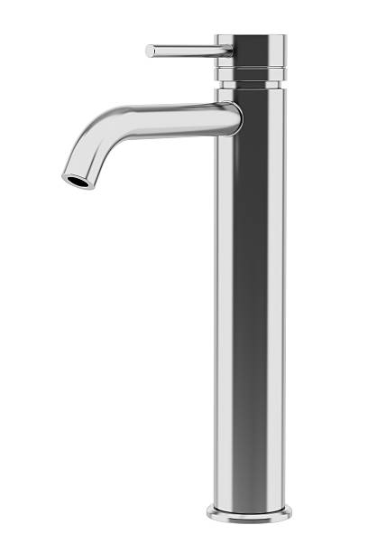 istock modern chrome faucet isolated on white background 511888153