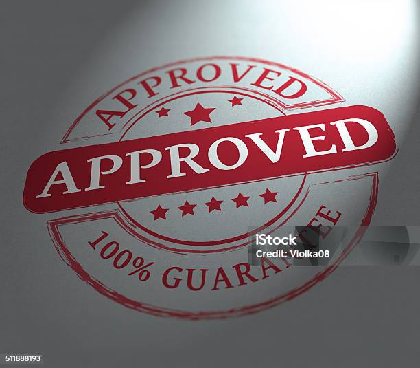 Approved Stamp Stock Photo - Download Image Now - Accessibility, Agreement, Authority