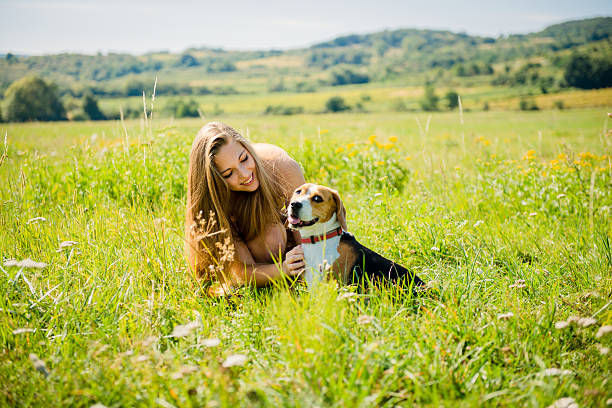 istock Teenager with her dog 511917980