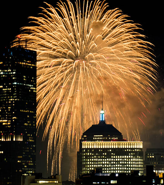 July Fourth Fireworks in Boston