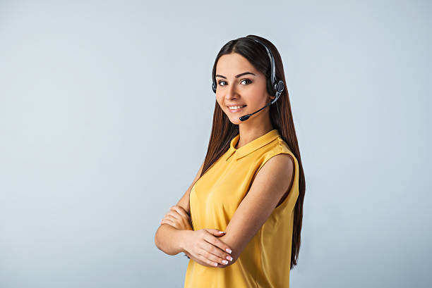 Nice photo of young business woman stock photo