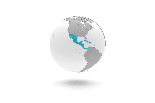 istock Highly detailed 3D planet Earth globe, Caribbean 511926096