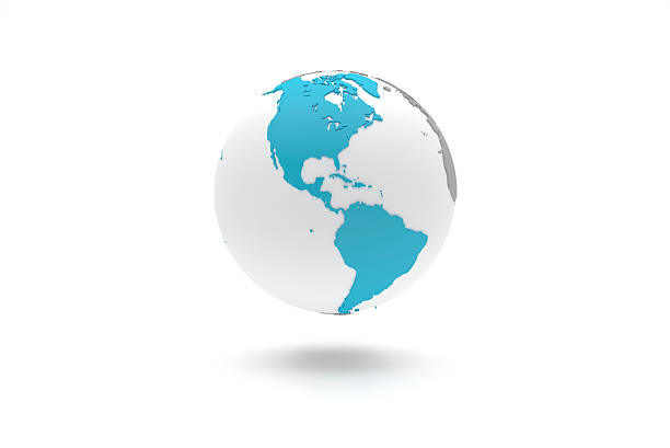 istock Highly detailed 3D planet Earth globe, The Americas 511926158