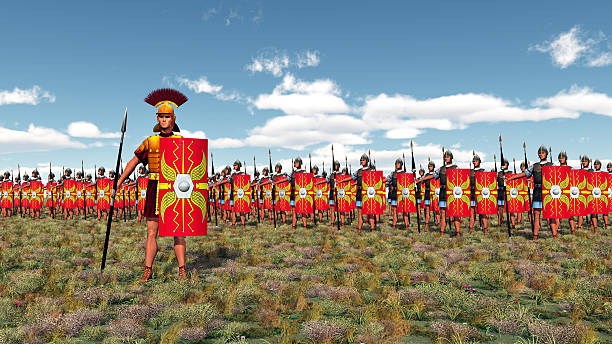 istock Roman centurion and legionaries 511927398