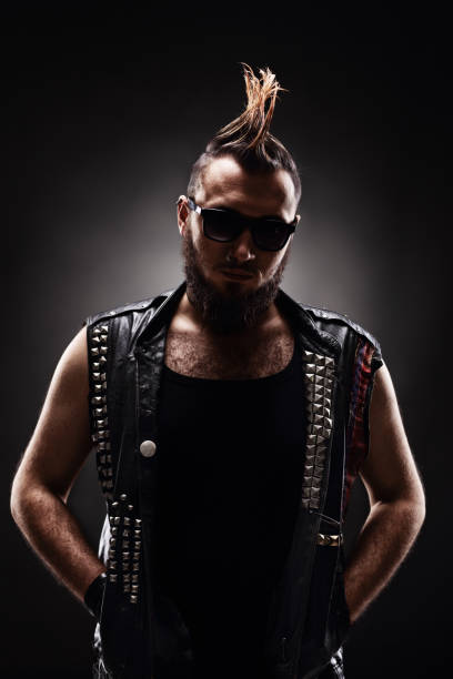 istock Male punk with a Mohawk hairstyle 511928942