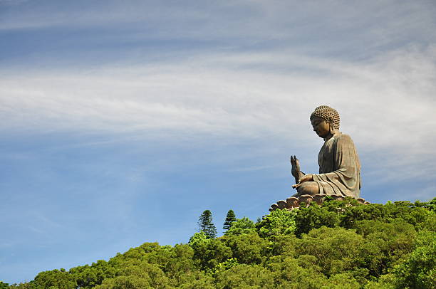 bonde ngong ping hong kong - outlying islands - fotografias e filmes do acervo