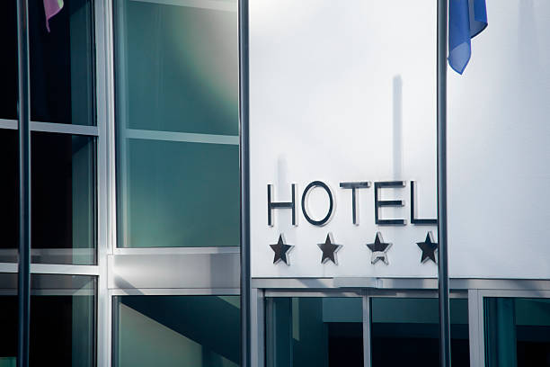 Hotel sign and four stars